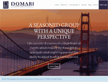 Tablet Screenshot of domariwealth.com